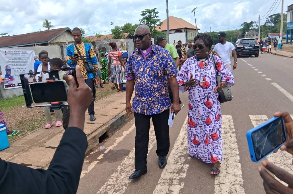 Moyamba West District Welcomes Bishop Boye-Caulker Ahead of Rev. Jane Ngakoh Lahai’s Induction.