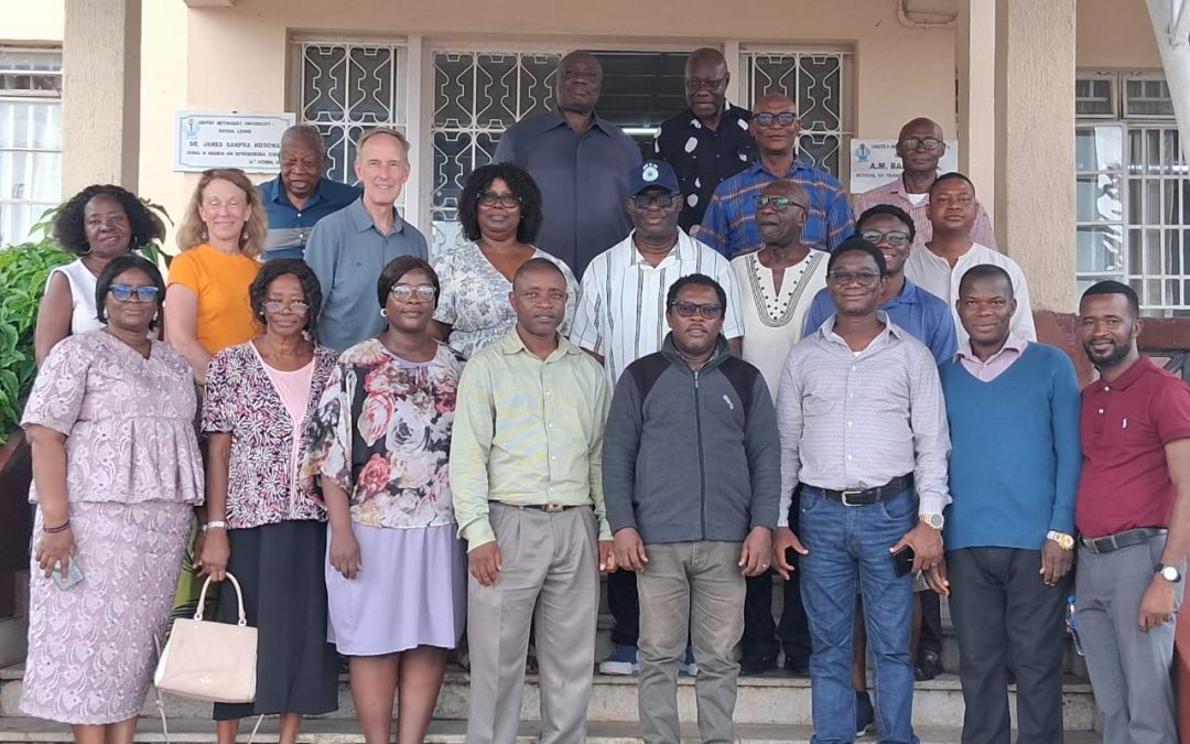 Bishop Boye-Caulker and Bishop Tom Berlin paid a Courtesy Visit on UMC Facilities