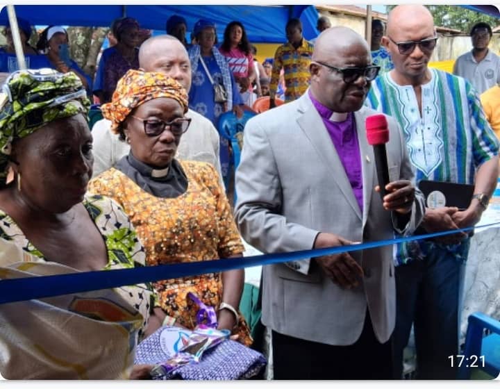 Bishop Dr. James Boye-Caulker commissioned the United Women in Faith Bakery—a transformative initiative and empowerment for the United Methodist Women’s Organization in Kenema District.