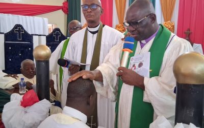 Bishop James Boye-Caulker Inducts Rev. Ibrahim Ansumana as District Superintendent and Pastor in Charge Gaston Memorial U.M Church