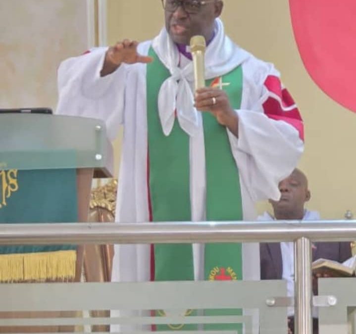 Bishop James Boye-Caulker Delivers Sermon at Jerusalem Viana Church